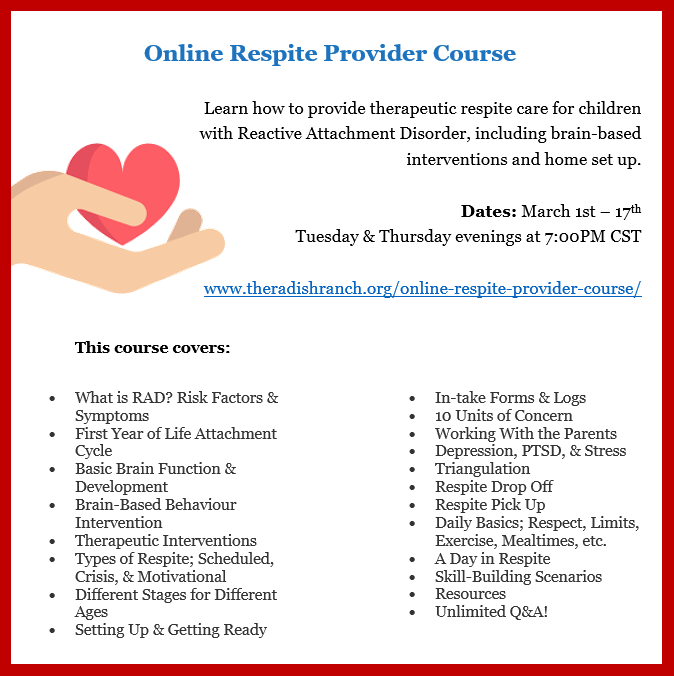 respite ad 2022 b - The RADish Ranch